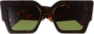 Off-white Catalina 53mm Square Sunglasses in Brown Green at Nordstrom Rack