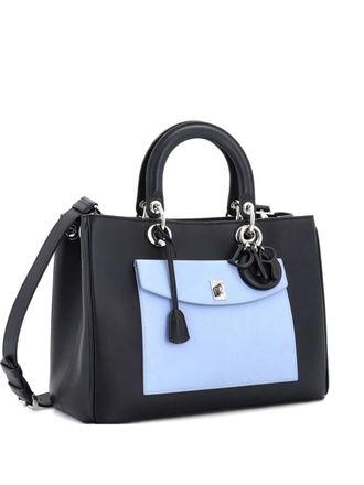 Dior Diorissimo Pocket Leather Medium tote bag - Nero