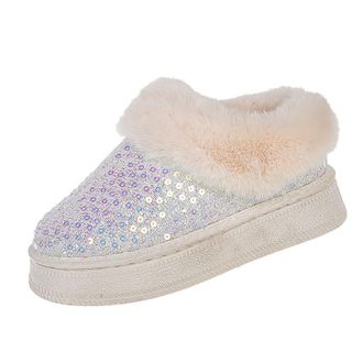 Generic Boots Women Size 7 Thick Bottom Boots Female External Wear Spring and Winter Casual Short Boots Womens Knee High Boots Wide Fit (White, 5.5)