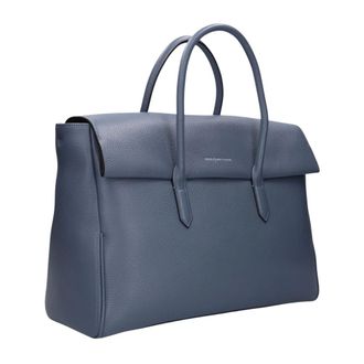 Smaak Barbara XL - Dames - Tassen - Blauw - Maat: ONE Size Leer