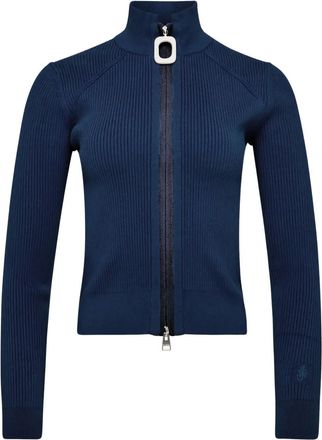 J.W.Anderson Cardigan con zip - Blu