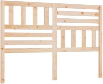 vidaXL Cabecero de cama madera maciza de pino 141x4x100 cm Vidaxl