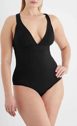 IRIS & INK Womens Caroline Swimsuit In Black