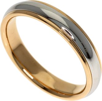 Tiffany & Co. Yellow Gold (18K) Platinum 950 Band Ring (Pre-Owned)