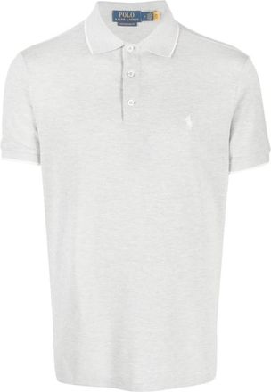 Polo Ralph Lauren Polo met korte mouwen - Heren - Polos - Grijs - S - Katoen - Tops