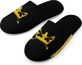 Generic County Flag of Suffolk Mens Cozy House Slippers Winter Warm Shoes with Anti-Slip Sole for Travel Indoor Outdoor