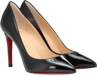 Christian Louboutin Black Patent Leather Pigalle 100 Size 36