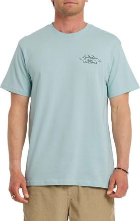 Quiksilver CA San O Day Cotton Graphic T-Shirt in Blue Haze at Nordstrom, Size Xx-Large