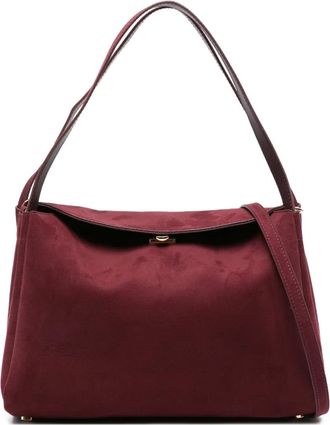 Themoirè Borsa a spalla - Rosso