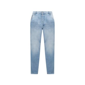 Balmain Slim Fit Jeans, male, Blue, W30, Slim Fit Blue Jeans