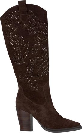 Alma En Pena Cowboylaars met Noppen - Dames - Cowboylaarzen - Bruin - 38 EU - Schoenen