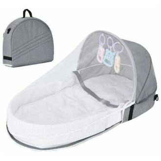OEM Cuna De Viaje Para Beb&eacute; Con Mosquitera, Cuna Plegable Con Mosquitera, Cuna De Viaje Bi&oacute;nica De Algod&oacute;n Transpirable, Nido Acogedor, Antimosquitos, Cun