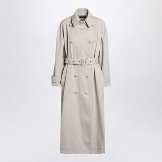 Dolce & Gabbana Dolce&Gabbana Beige Trench In Cotton Drill