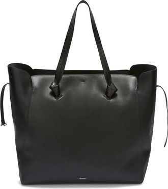 Jil Sander Borsa tote grande con decorazione - Nero