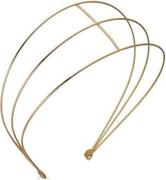 Epona Valley Petite Saint Germaine Headband in Gold at Nordstrom