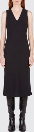 Calvin Klein Slim Fit Sleeveless V-Neck Midi Sheath Dress