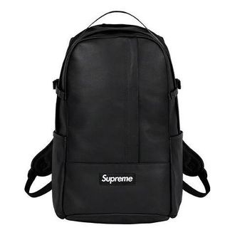 SUPREME FW23 Leather Bag Black SUP-FW23-0830