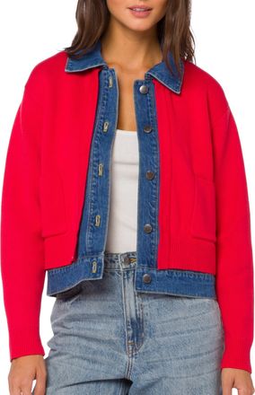Velvet Heart Francis Jacket In Red Crush