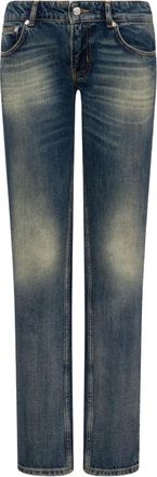 Moschino Jeans con effetto schiarito - Blu
