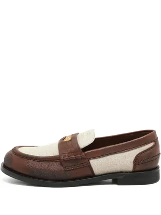 Miu Miu penny-strap loafers - Brown
