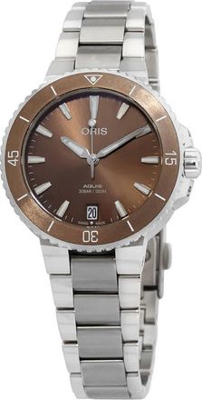 Oris Aquis Automatic Brown Dial Watch 01 733 7731 4156-07 8 18 05P