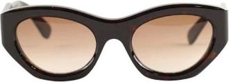 Chlo&eacute; Pre-owned Accessories, female, Brown, Size: ONE SIZE Pre-owned Plastic Sunglasses