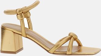 Gianvito Rossi Golden Leather Heels
