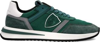 Philippe Model Sneakers Tropez 2.1 Running - Heren - Sneakers - Groen - 42 EU - Katoen - Schoenen