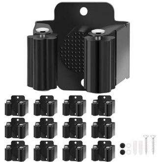 OEM Soporte Para Escobas, Soporte De Pared Para 12 Escobas, Soporte De Pared Para Herramientas, Soporte De Pared Para Electrodom&eacute;sticos Como Fregonas, Esc