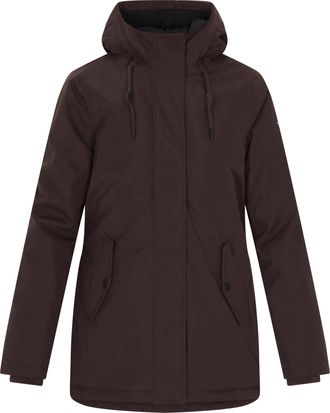Dreimaster Dreimaster winterjas Dames donkerbruin