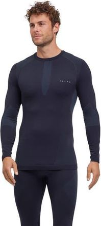 Falke Warm Crew Neck Base Layer Top in Black at Nordstrom, Size Xx-Large
