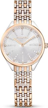 Swarovski Attract Quartz Crystal Silver Dial Ladies Watch 5649987