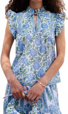 PINK CITY PRINTS Nettie Blouse In Meadow Chintz