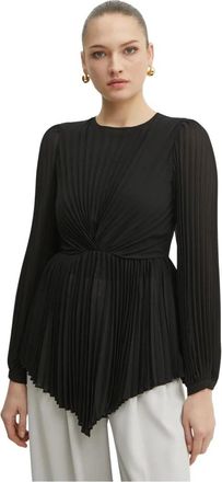 Twinset Dames, Blouses & Shirts, Zwart, Maat: XS Poliester