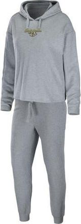 WEAR by Erin Andrews Womens WEAR by Erin Andrews Heather Gray Nashville Predators Logo Pullover Hoodie & Pants Sleep Set at Nordstrom, Size Medium
