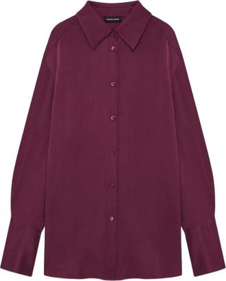 Anine Bing Donna, Camicette, Rosso, L, new