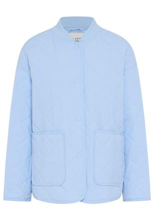 Marc O'Polo Denim Steppjacke MARC OPOLO DENIM regular fit aus recyceltem Nylon, Damen, Gr. XL, blau dusk, Obermaterial: 100% Polyamid, regular fit normal, Jacken Steppj