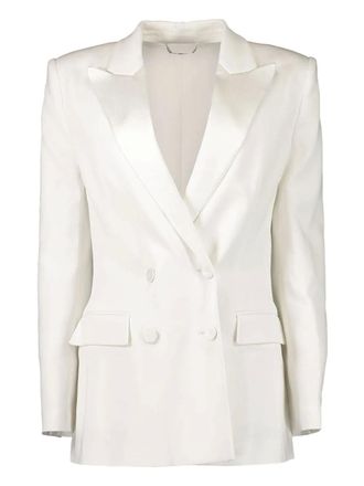 Alberta Ferretti double-breasted blazer - women - Viscose - 40 - White