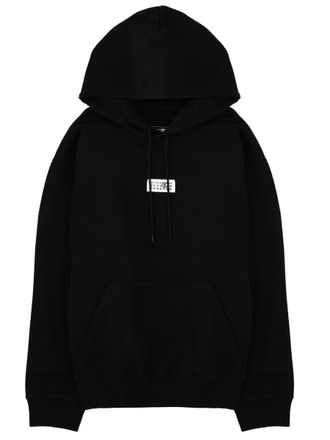 Maison Margiela Numeric Printed Hooded Cotton Sweatshirt