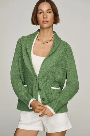 Maeve Foldover Lobster Cardigan