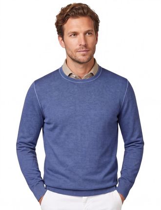HUGO BOSS Boss Orange Anion trui blauw scheerwol