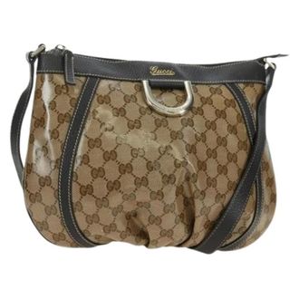 Gucci Pre-owned Cross Body Bags, female, Beige, Size: ONE SIZE Pre-owned Vintage GG Canvas Shoulder Bag
