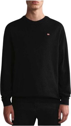 Napapijri Heren, Sweatshirts & Hoodies, Zwart, Maat: 2XL Wol