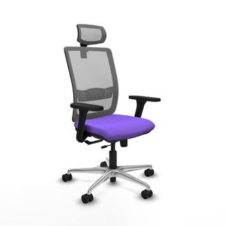 Piqueras y Crespo Silla De Oficina Piqueras Y Crespo Haches Negro Soporte Lumbar