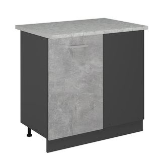 Vicco Armario De Esquina R-line, Hormig&oacute;n, 86 Cm Et M&aacute;rmol, Vicco