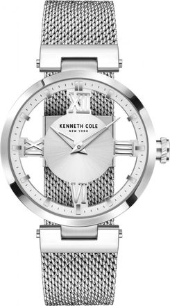 Kenneth Cole Womens 10008030B Ladies Classic Watch - Silver - One Size
