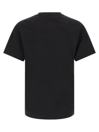 Palm Angels Logo-Printed Cotton T-Shirt - Black