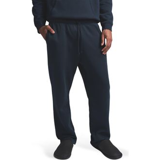 SKIMS Fleece Lounge Relaxed Joggers in Navy at Nordstrom, Size 3X