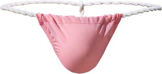 Generic Thongs for Men Ice Silk Bulge Underwear Low Rise Sexy G Strings Erotic T-back Tanga Briefs Plain Colour Designer Underpants Comfortable Fit Pouch Thon