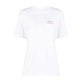 Giada Benincasa Dames, Tops, Wit, Maat: M Katoen